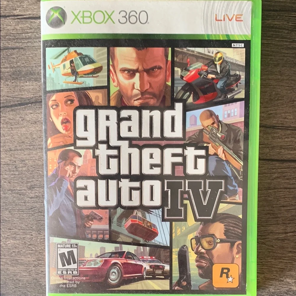 360 Grand Theft Auto IV & V Bundle - Green Cases